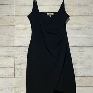 Almost Famous Black Asymmetrical Dress